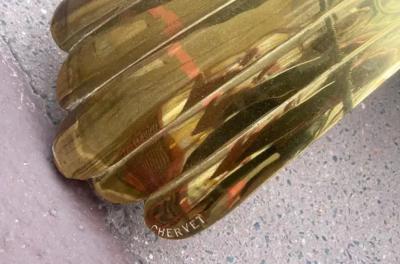 Alain Chervet 980 Coffee Table Alain Chervet Eagle With Spread Wings Brass and Iron Signed