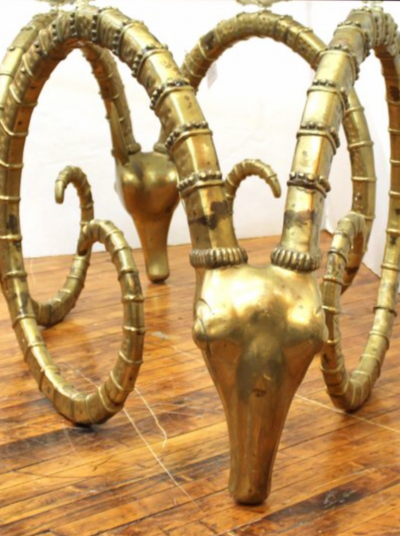 Alain Chervet Great Ibex Dining Table by Alain Chervet