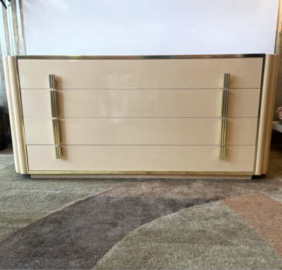 Alain Delon French 1970s Maison Jansen chest of drawers designed by Alain Delon