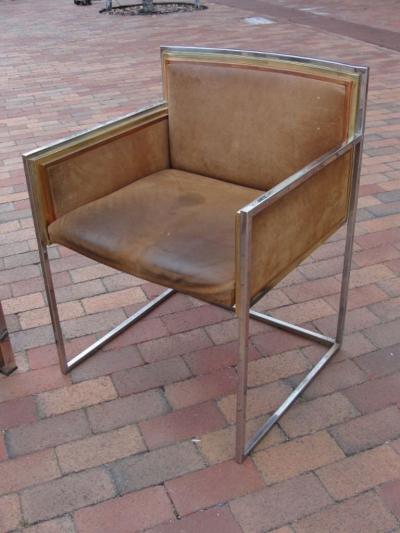 Alain Delon Rare Maison Jansen Backgammon Game Table Chairs Signed