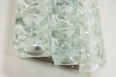 Albano Poli Poliarte Wall Applique in Cristallo Glass Italy 1970s