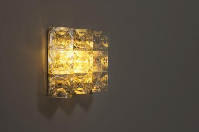 Albano Poli Poliarte Wall Applique in Cristallo Glass Italy 1970s