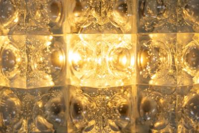 Albano Poli Poliarte Wall Applique in Cristallo Glass Italy 1970s