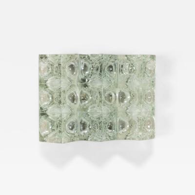 Albano Poli Poliarte Wall Applique in Cristallo Glass Italy 1970s