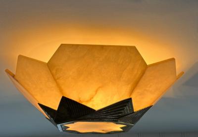 Albert Cheuret Art Deco Plafond by Albert Cheuret