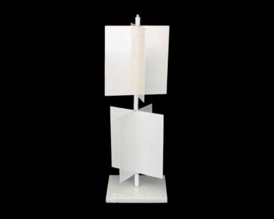 Albert Chubac FRENCH ARTIST STEEL KINETIC ROTATING SCULTPURE GIROUETTE 2002 1 2 SCHOOL OF NICE