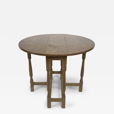 Albert Eagleman Jeffray Albert Eagleman Jeffray A Sweet Little Oak Drop Leaf Side dining Table