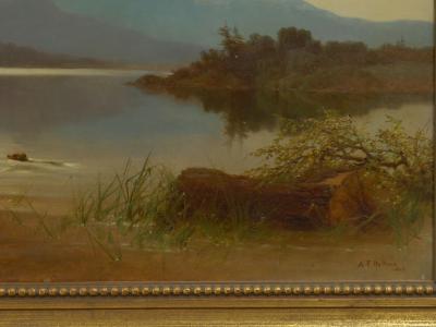 Albert Fitch Bellows Homeward Bound 1863 American Landscape Painting by Albert Fitch Bellows