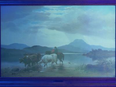 Albert Fitch Bellows Homeward Bound 1863 American Landscape Painting by Albert Fitch Bellows