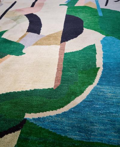 Albert Gleizes Rug Design N 39 The Gravures pour les Pens es de Pascal Customizable