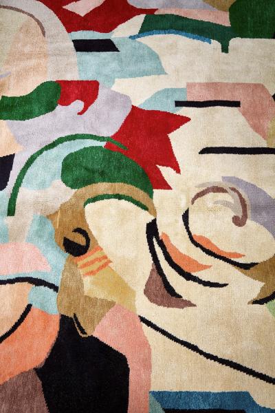 Albert Gleizes Rug Design N 39 The Gravures pour les Pens es de Pascal Customizable