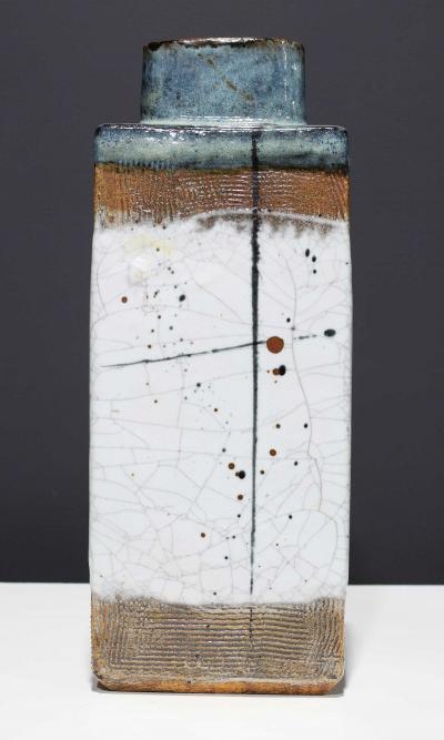 Albert Green Large Rectangular Ceramic Vase by Albert Green 1914 1994 