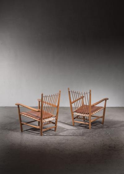 Albert Haberer Albert Haberer pair of armchairs Germany