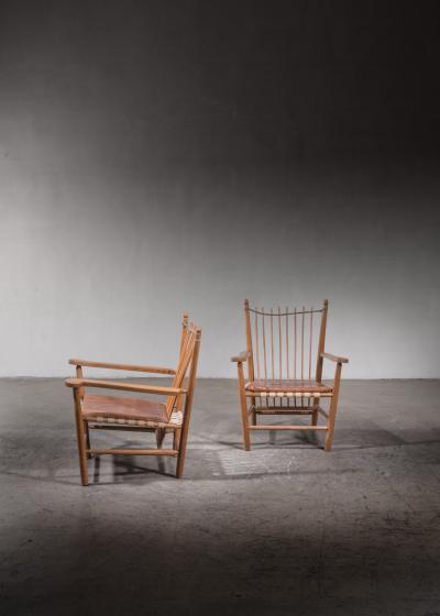 Albert Haberer Albert Haberer pair of armchairs Germany