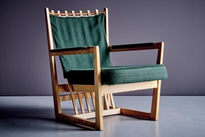 Albert Haberer German Prototype Chair by Albert Haberer 1950s