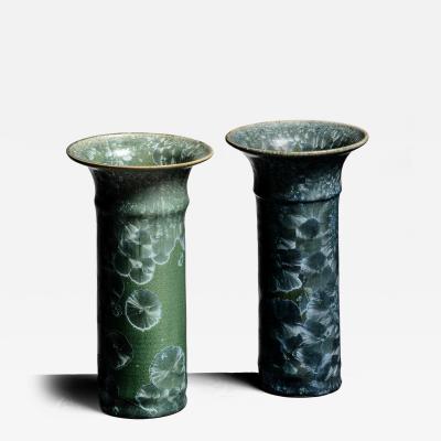 Albert Kiessling Pair of Albert Kiessling ceramic vases