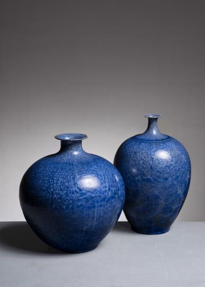 Albert Kiessling Pair of Albert Kiessling vases