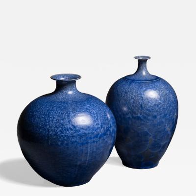 Albert Kiessling Pair of Albert Kiessling vases