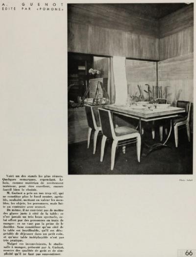 Albert Lucien Guenot Fine French Art Deco Mahogany Sideboard by Albert Guenot for Pomone 