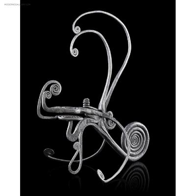 Albert Paley EARLY WROUGHT IRON CANDLESTICK SCULPTURE BY ALBERT PALEY 1966