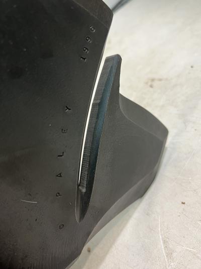 Albert Paley IMPORTANT POST MODERN ABSTRACT ANDIRONS BY ALBERT PALEY