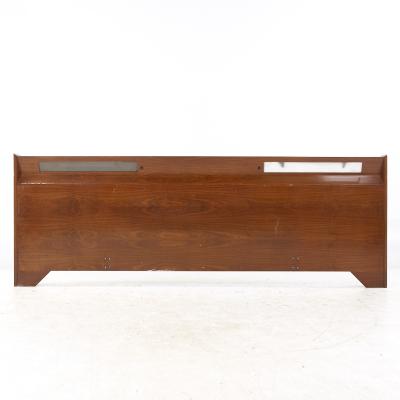 Albert Parvin Albert Parvin Style Mid Century Walnut King Headboard