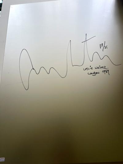 Albert Watson Framed Vintage Photograph Leslie Winer in Yohji Yamamoto by Albert Watson