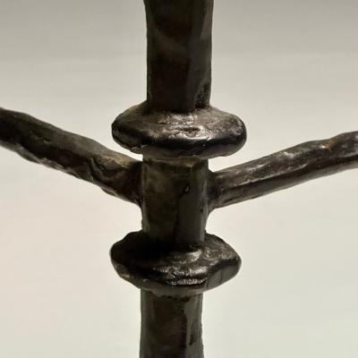 Alberto Diego Giacometti Giacometti Style Mid Century Modern Console Table Horse Dog Tree Motif