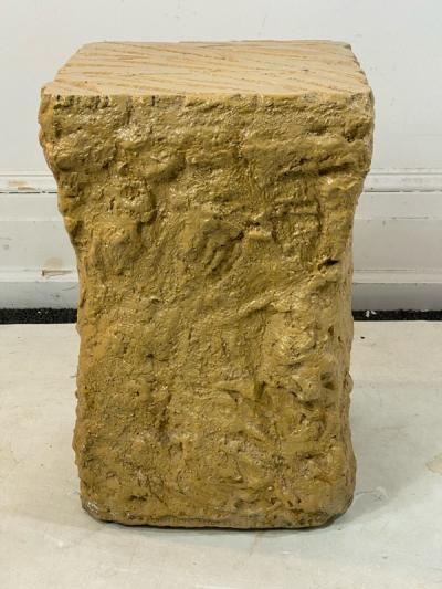 Alberto Diego Giacometti MODERNIST BRUTALIST PLASTER ROCK FORM TABLE IN THE MANNER OF GIACOMETTI