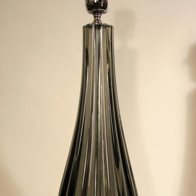Alberto Dona Pair of Elegant tall Murano table lamps