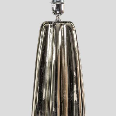 Alberto Dona Pair of Fluted mirrored Murano Glass Table Lamps by Alberto Don 