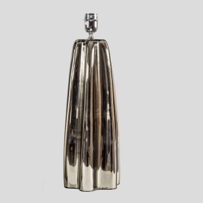 Alberto Dona Pair of Fluted mirrored Murano Glass Table Lamps by Alberto Don 