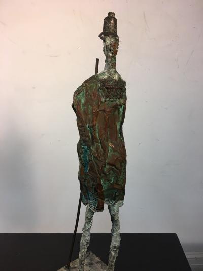 Alberto Giacometti Brutalist Sculpture of Don Quixotie in the manner of GiacomettiGIACOMETTI