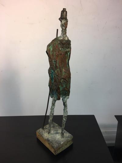 Alberto Giacometti Brutalist Sculpture of Don Quixotie in the manner of GiacomettiGIACOMETTI