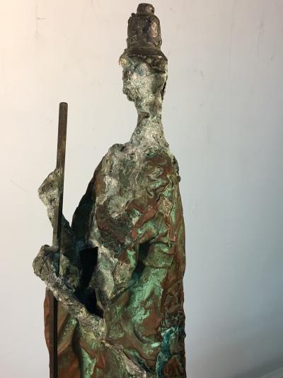 Alberto Giacometti Brutalist Sculpture of Don Quixotie in the manner of GiacomettiGIACOMETTI