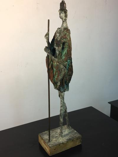 Alberto Giacometti Brutalist Sculpture of Don Quixotie in the manner of GiacomettiGIACOMETTI