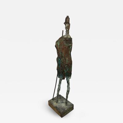 Alberto Giacometti Brutalist Sculpture of Don Quixotie in the manner of GiacomettiGIACOMETTI