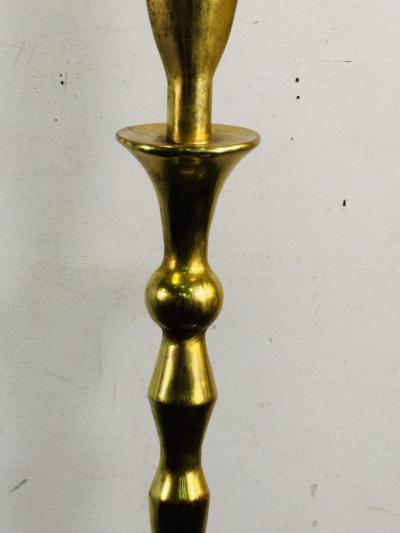 Alberto Giacometti PAIR OF GOLDLEAF METAL AFTER ALBERTO GIACOMETTI POMME DE PIN FLOOR LAMPS