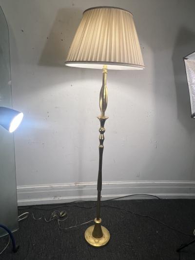 Alberto Giacometti PAIR OF GOLDLEAF METAL AFTER ALBERTO GIACOMETTI POMME DE PIN FLOOR LAMPS