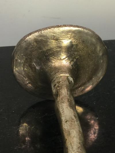 Alberto Giacometti TWO PAIR MODERN BRONZE CANDLESTICKS PRICE PER PAIR