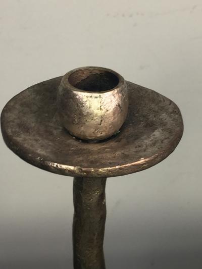 Alberto Giacometti TWO PAIR MODERN BRONZE CANDLESTICKS PRICE PER PAIR