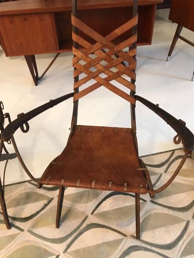 Alberto Marconetti pair of armchairs