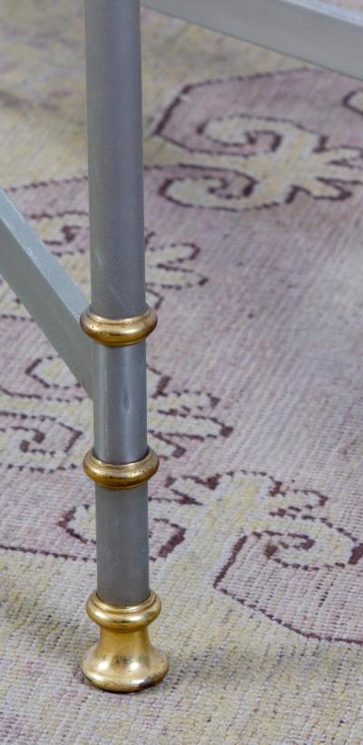 Alberto Orlandi Elegant Iron and Brass Console Table by Alberto Orlandi Italy 1970