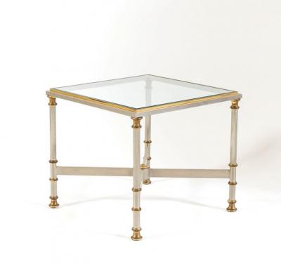 Alberto Orlandi Elegant Iron and Brass Console Table by Alberto Orlandi Italy 1970