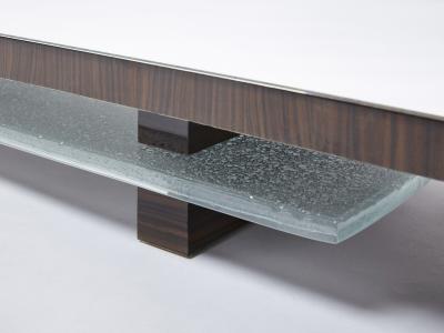 Alberto Pinto Adnet style mirrored macassar sycamore sideboard Alberto Pinto 1990