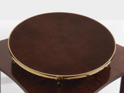 Alberto Pinto Alberto Pinto pair of weng and brass side tables 1990s