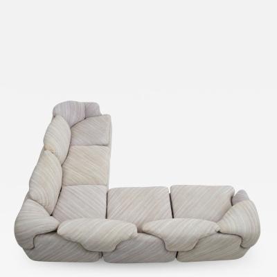Alberto Rosselli Confidential Sectional Sofa by Alberto Rosselli for Saporiti Missoni Fabric