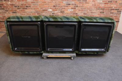 Alberto Rosselli Italian Modern Three Seat Confidential Sofa by Alberto Rosselli for Saporiti