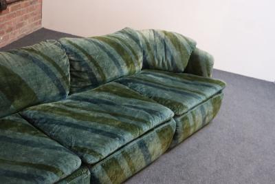 Alberto Rosselli Italian Modern Three Seat Confidential Sofa by Alberto Rosselli for Saporiti