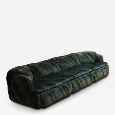 Alberto Rosselli Italian Modern Three Seat Confidential Sofa by Alberto Rosselli for Saporiti